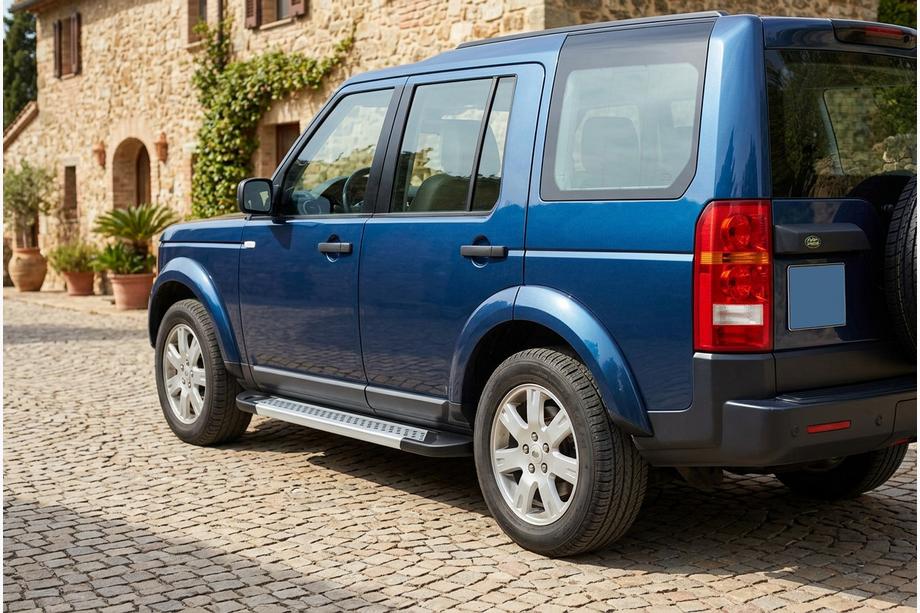 Land Rover Discovery IV 2009-2017 рр. Бокові пороги Allmond Grey (2 шт., алюміній) Фото 1