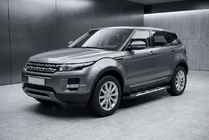 Range Rover Evoque 2012-2018 рр. Бокові пороги Sunrise (2 шт., Алюміній) фото 1