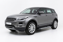 Range Rover Evoque 2012-2018 рр. Бокові пороги Line (2 шт., Алюміній) фото 1