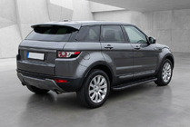 Range Rover Evoque 2012-2018 рр. Бокові пороги Bosphorus Black (2 шт., Алюміній) фото 1