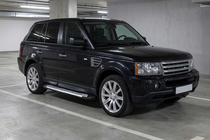 Range Rover Sport 2005-2013 рр. Бокові пороги Line (2 шт., Алюміній) фото 1