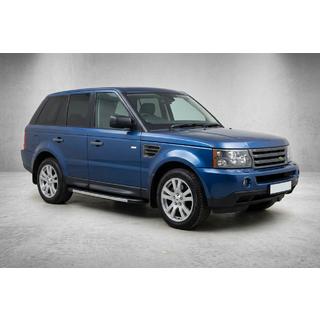 Бокові пороги Duru (2 шт., Алюміній) Range Rover Sport 2005-2013 рр. фото 1