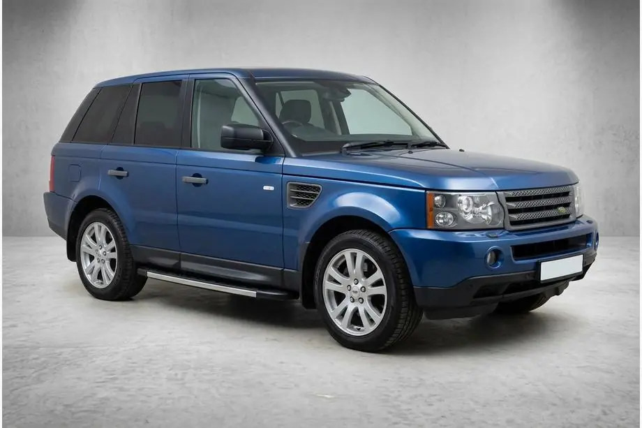 Range Rover Sport 2005-2013 рр. Бокові пороги Duru (2 шт., Алюміній) Image