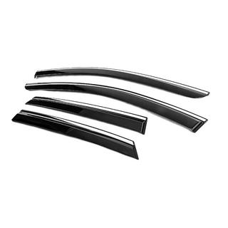 Вітровики з хромованим молдингом Niken Luxury (2024-, 4 шт) фото 2