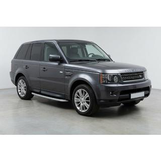 Бокові пороги Tayga Grey (2 шт., алюміній) Range Rover Sport 2005-2013 рр. фото 1