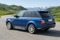 Range Rover Sport 2005-2013 рр. Бокові пороги Rainbow (2 шт., Алюміній) фото 1