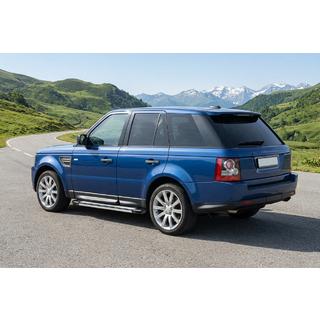 Бокові пороги Rainbow (2 шт., Алюміній) Range Rover Sport 2005-2013 рр. фото 1