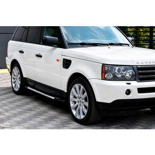 Бокові пороги Allmond Grey (2 шт., алюміній) Range Rover Sport 2005-2013 рр. фото 1