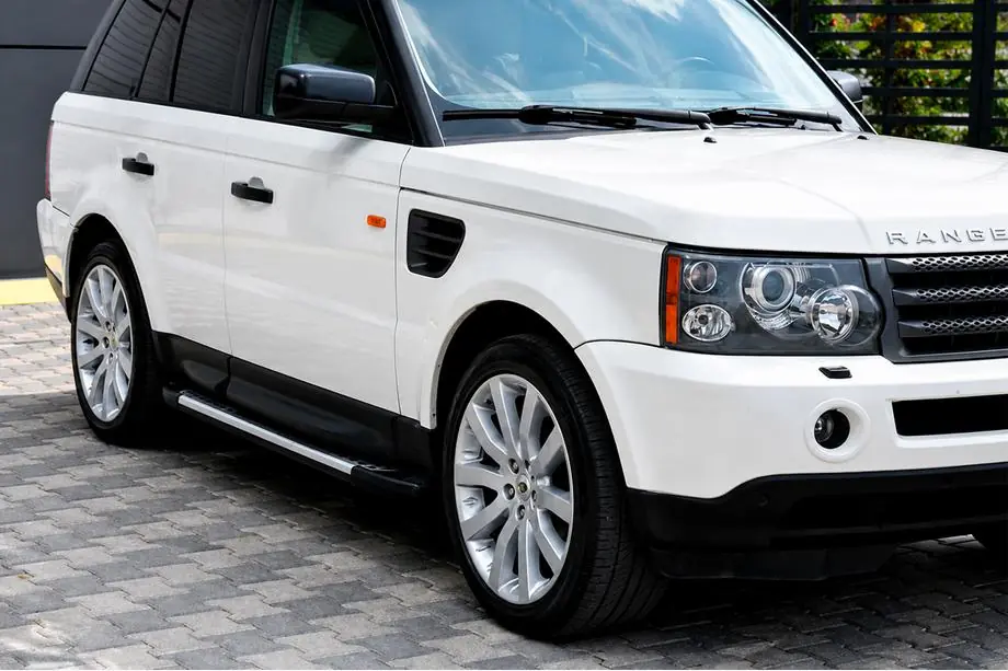 Range Rover Sport 2005-2013 рр. Бокові пороги Allmond Grey (2 шт., алюміній) Image