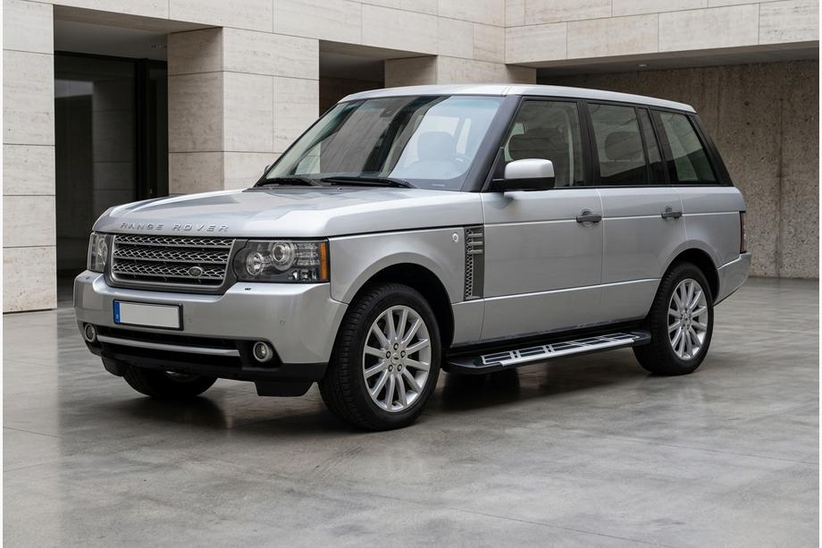 Range Rover III L322 2002-2012 рр. Бокові пороги Sunrise (2 шт., Алюміній) Image