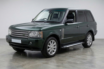 Range Rover III L322 2002-2012 рр. Бокові пороги Line (2 шт., Алюміній) фото 1