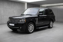 Range Rover III L322 2002-2012 рр. Бокові пороги Duru (2 шт., Алюміній) фото 1