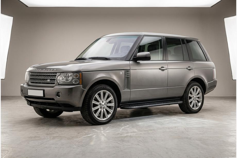 Range Rover III L322 2002-2012 рр. Бокові пороги Bosphorus Black (2 шт., Алюміній) Image