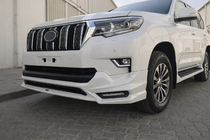 Toyota Land Cruiser Prado 150 2009-2023 рр. Накладка на передній бампер TRD (2017-) фото 3