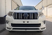 Toyota Land Cruiser Prado 150 2009-2023 рр. Накладка на передній бампер TRD (2017-) фото 4