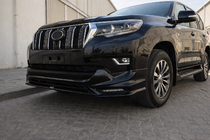 Toyota Land Cruiser Prado 150 2009-2023 рр. Накладка на передній бампер TRD (2017-) фото 2