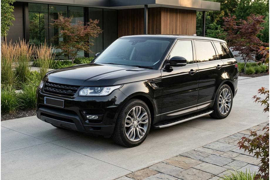 Range Rover Sport 2014-2022 рр. Бокові пороги Fullmond (2 шт, алюм.) Image