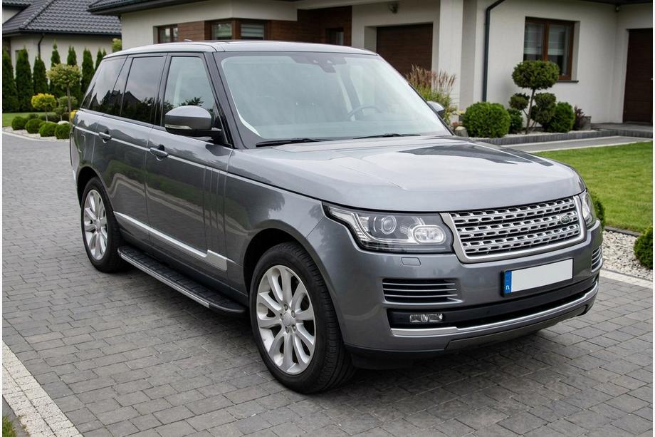 Range Rover IV L405 2013-2021 рр. Бокові пороги Duru (2 шт., Алюміній) Image