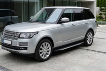 Range Rover IV L405 2013-2021 рр. Бокові пороги RedLine V1 (2 шт., Алюміній) фото 1