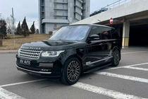 Range Rover IV L405 2013-2021 рр. Бокові пороги Bosphorus Black (2 шт., Алюміній) фото 1