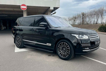Range Rover IV L405 2013-2021 рр. Бокові пороги Bosphorus Black (2 шт., Алюміній) фото 2