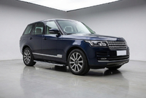Range Rover IV L405 2013-2021 рр. Бокові пороги Fullmond (2 шт, алюм.) фото 1