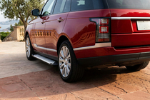 Range Rover IV L405 2013-2021 рр. Бокові пороги X5-тип (2 шт, алюм) фото 1