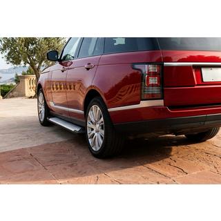 Бокові пороги X5-тип (2 шт, алюм) Range Rover IV L405 2013-2021 рр. фото 1