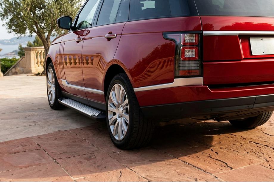 Range Rover IV L405 2013-2021 рр. Бокові пороги X5-тип (2 шт, алюм) Image