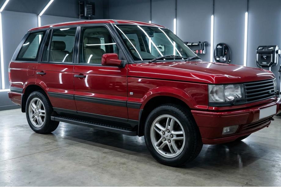 Range Rover II P38A 1997-2002 рр. Бокові пороги Allmond Black (2 шт., Алюміній) Image