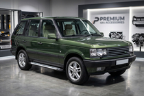Range Rover II P38A 1997-2002 рр. Бокові пороги Line (2 шт., Алюміній) фото 1