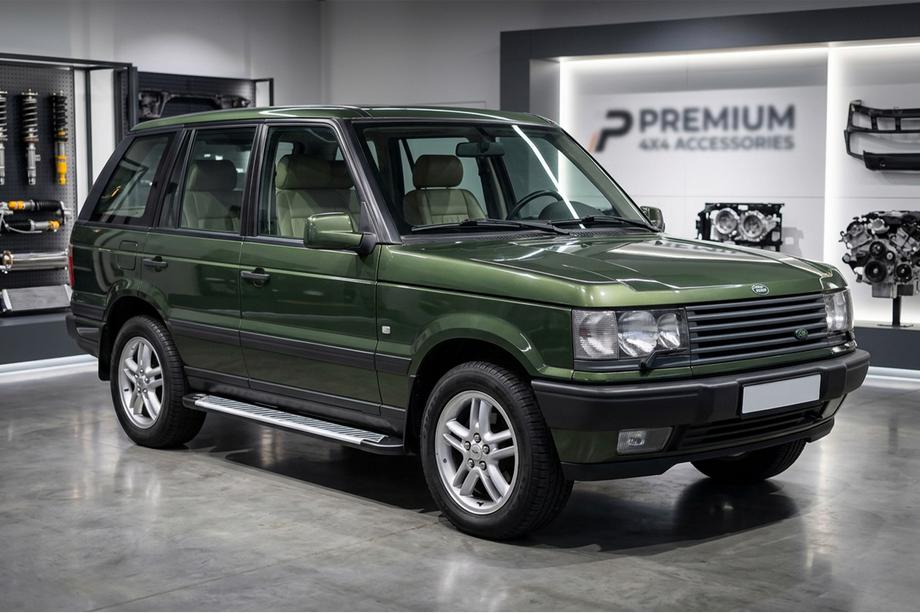Range Rover II P38A 1997-2002 рр. Бокові пороги Line (2 шт., Алюміній) Image