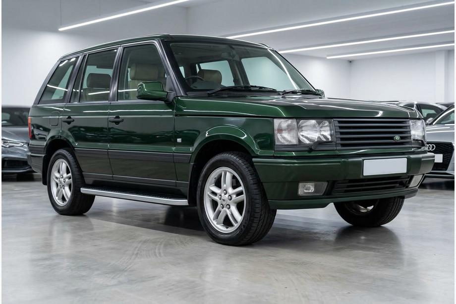 Range Rover II P38A 1997-2002 рр. Бокові пороги Tayga Grey (2 шт., алюміній) Image