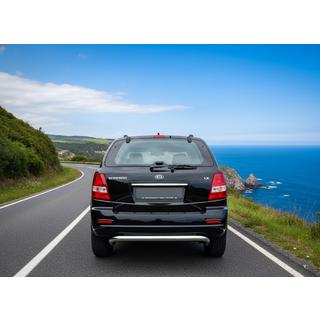 Задня дуга AK012 (нерж.) Kia Sorento I BL 2002-2009 рр.