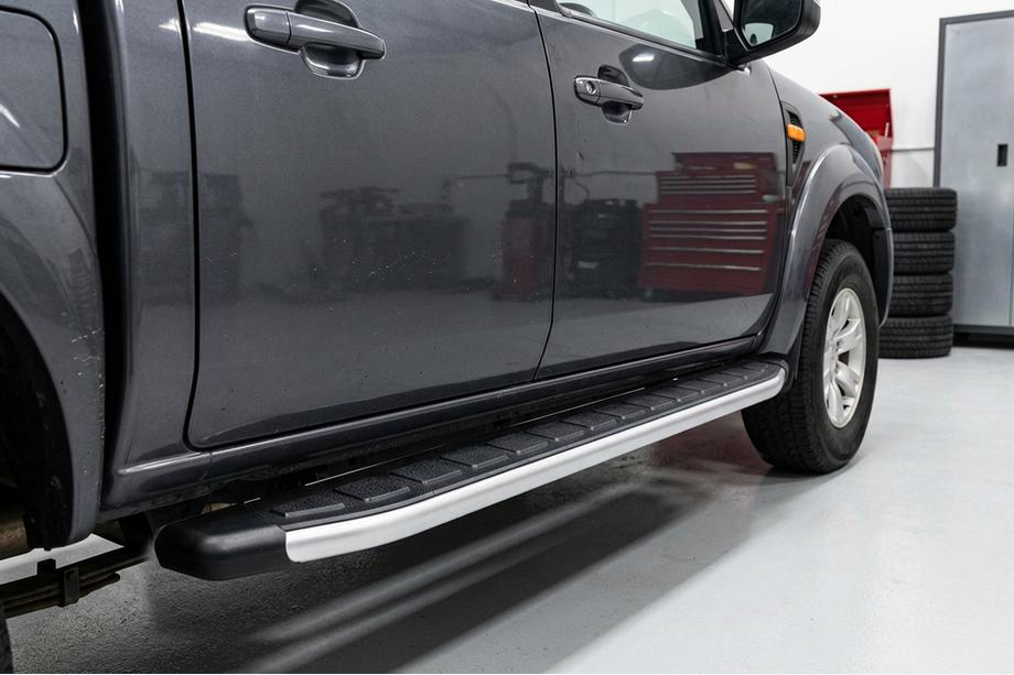 Mazda BT-50 2007-2012 рр. Бокові пороги Fullmond (2 шт, алюм.) Image