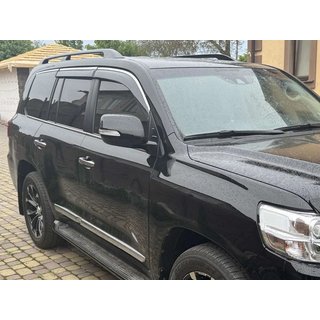 Вітровики з хромованим молдингом Niken Luxury (4 шт) Toyota Land Cruiser 200 2007-2021 рр. фото 1