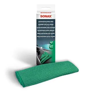 Серветка з мікрофібри для скла та інтер'єру 38х38 см Sonax фото 1