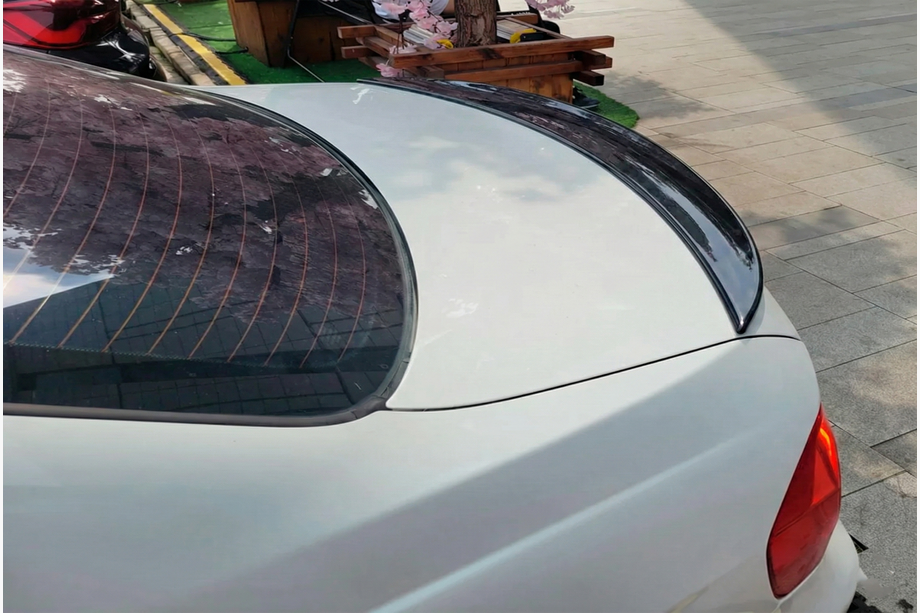 BMW 3 серія E90/E91 2005-2011 рр. Спойлер MP-Style (для E90, чорний глянець) Image