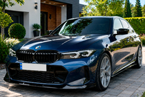 BMW 3 серія G20/G21 2018- рр. Накладки на пороги AC-Style (під M-Sport пороги, ABS) фото 2