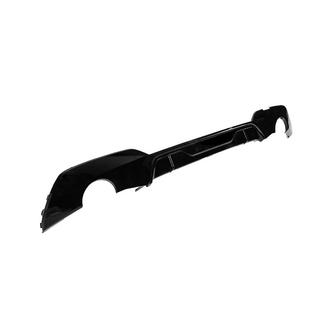 Дифузор заднього бампера (для M-Sport 2018-2022, під круглі насадки, ABS) фото 4