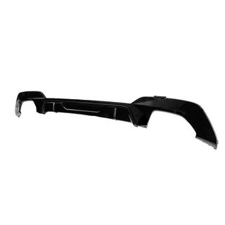 Дифузор заднього бампера (для M-Sport 2018-2022, під прямокутні насадки, ABS) фото 2