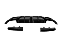 BMW 3 серія G20/G21 2018- рр. Дифузор заднього бампера CS-Style LED (для M-Sport 2018-2022, ABS) фото 5