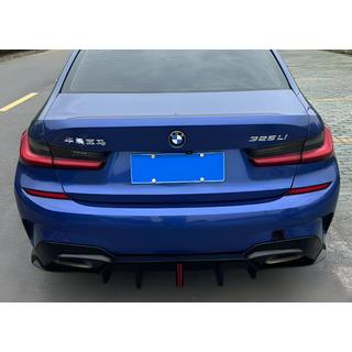 Дифузор заднього бампера B-Style LED (для M-Sport 2018-2022, ABS) фото 1