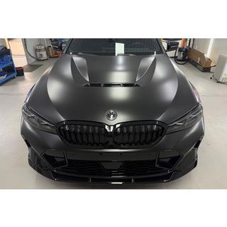 Накладка на передній бампер Lip FD-Style (для M-Sport 2023+, ABS) BMW 3 серія G20/G21 2018- рр. фото 4
