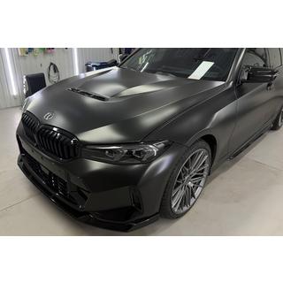 Накладка на передній бампер Lip FD-Style (для M-Sport 2023+, ABS) BMW 3 серія G20/G21 2018- рр. фото 2