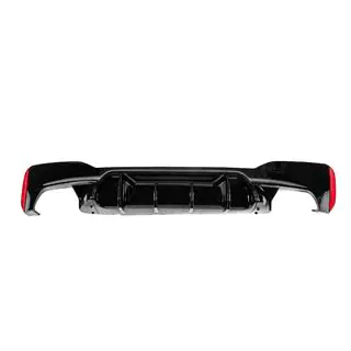 Дифузор заднього бампера LCI-Style (для M-Sport/M5 F90, ABS) фото 2