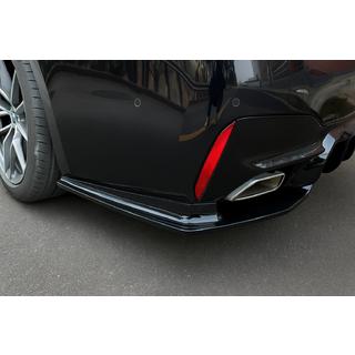Кутові накладки на задній бампер (для M-Sport/M5 F90, ABS) фото 1