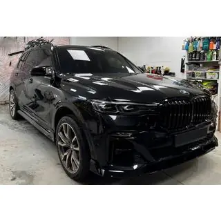 Накладка на передній бампер Paradigm Black Knight V2 (2018-2022, M-Sport)