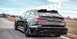 Audi A6 C8 2018-2025 рр. Комплект обвісів AE-Design Carbon (для RS6) фото 2
