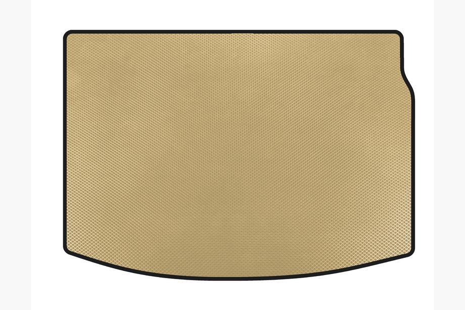 Renault Megane III 2009-2016 рр. Килимок в багажник EVA (HB, Бежевий) Image